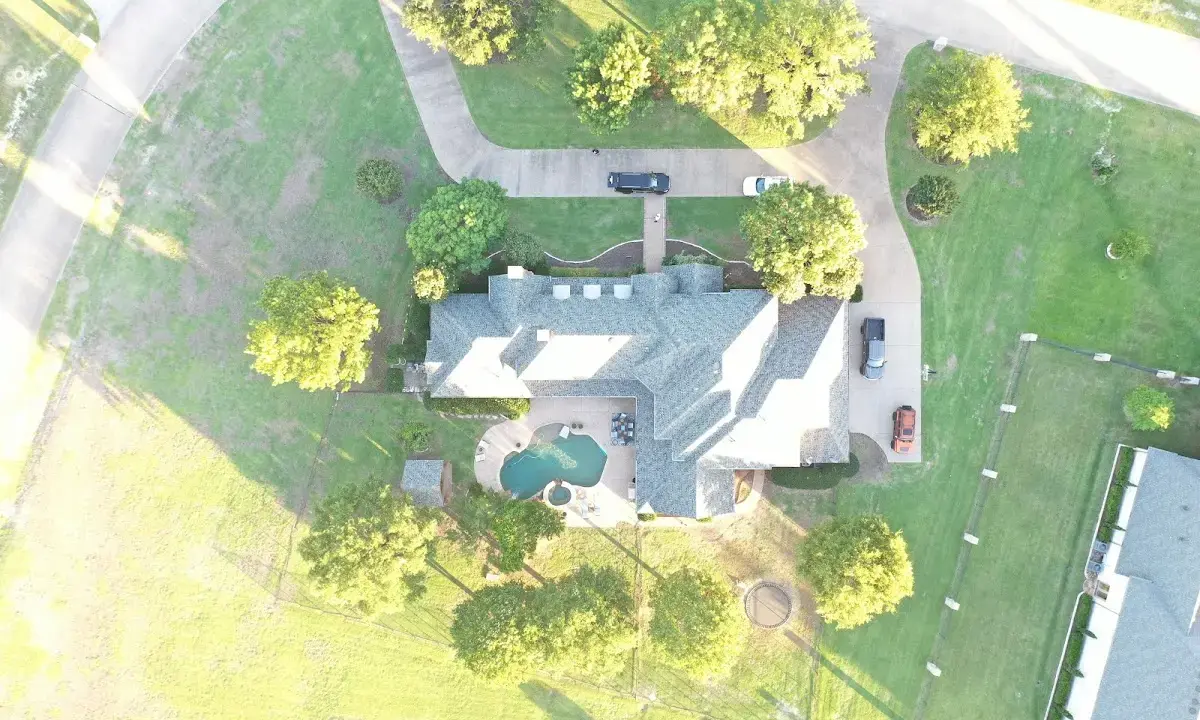 New shingle roof installation on a home in Kingfisher